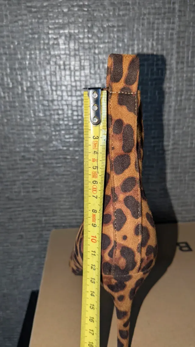 Botines Animal Print Tacón