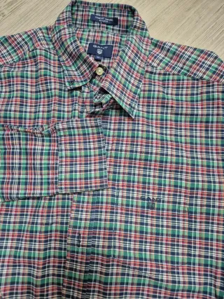 Camisa Polo Ralph Lauren cuadros azul