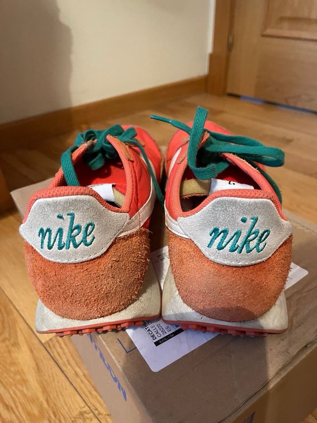 Zapatillas Nike Naranja y Verde