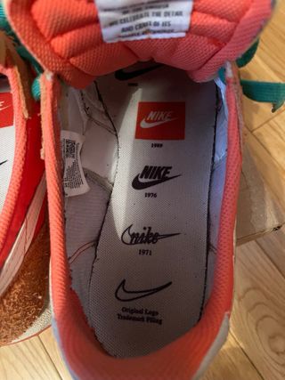 Zapatillas Nike Naranja y Verde