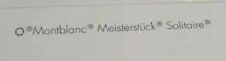 Montblanc Meisterstuck Solitaire Pen Box.