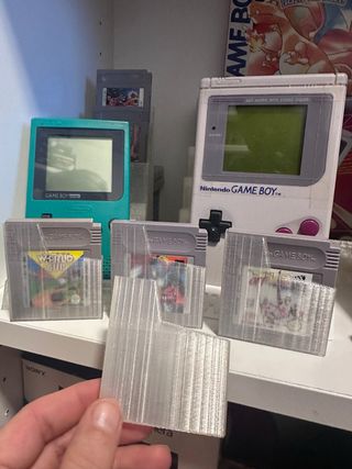 Soporte para cartuchos Game Boy tipo NES funda