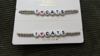 Nuevas Pulseras Best Friends I ❤️ CATS