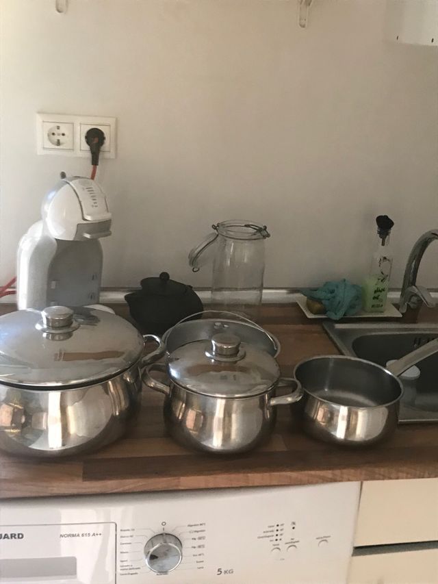 Batería de cocina Bageria acero inoxidable