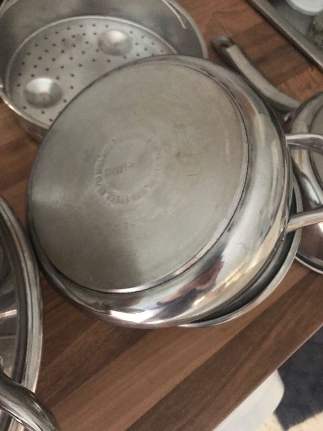 Batería de cocina Bageria acero inoxidable