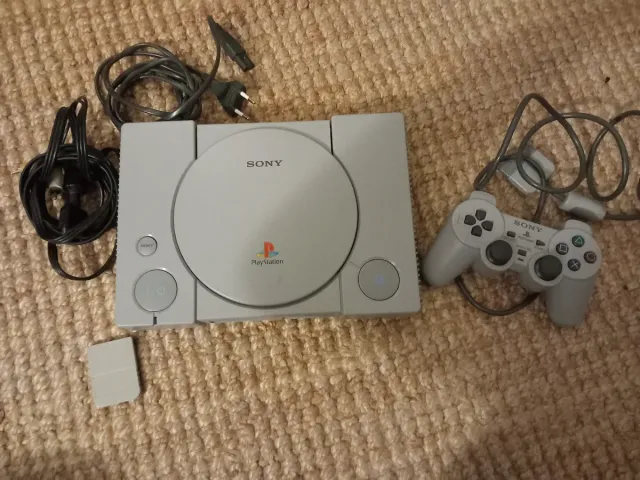 PlayStation 1 Sony Grigia Completa