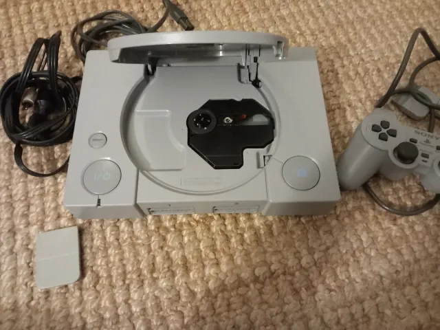 PlayStation 1 Sony Grigia Completa