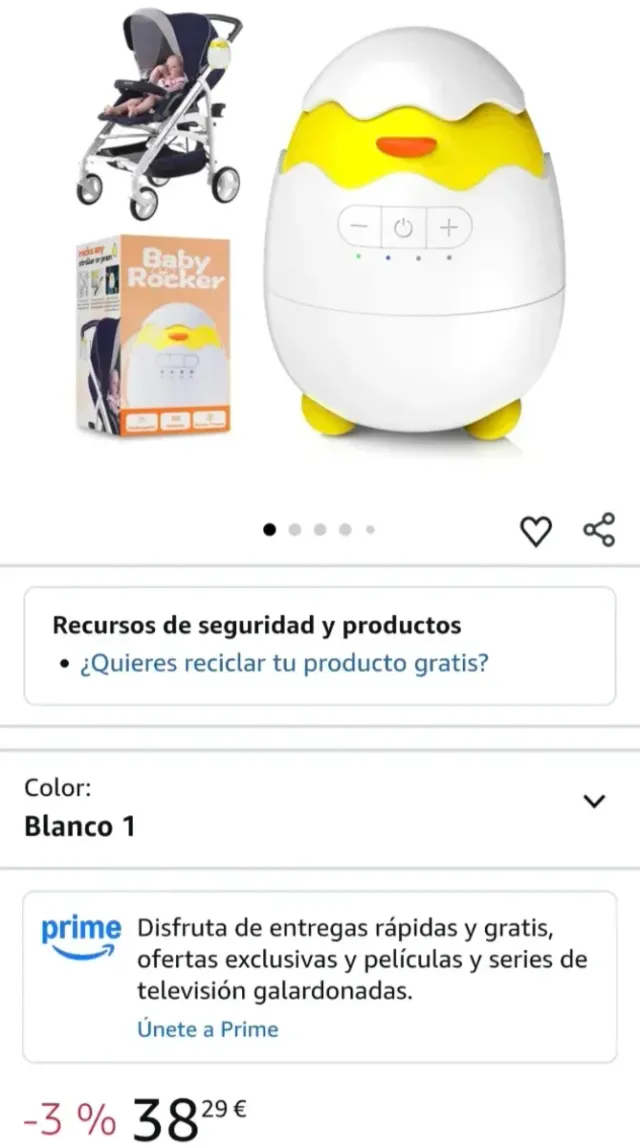 Balanceador Baby rocker