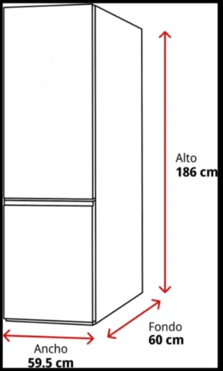3FFK-6636 nevera y congelador Independiente 285 L