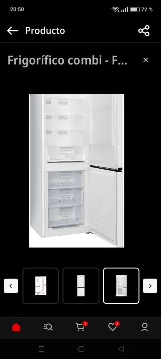 3FFK-6636 nevera y congelador Independiente 285 L