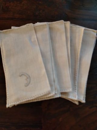 Sei tovatglioli da te' in lino