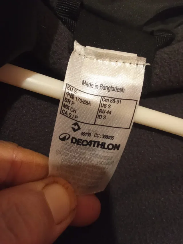 Chaqueta Wedze Negra con Capucha