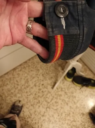 Chaqueta Bomberos Caballero Azul