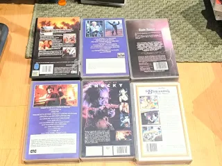 Lote 9 Películas VHS: Novia de Chucky, Robocop 2,