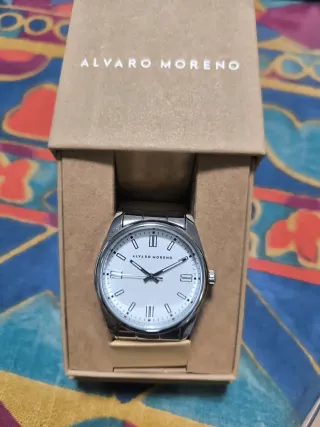Reloj Álvaro Moreno Plata y Blanco
