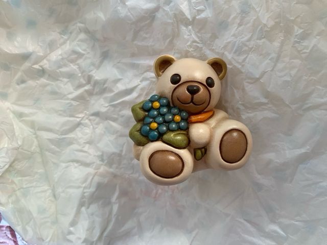 Orsetto Thuno chef con pizza