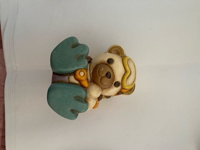 Orsetto Thuno chef con pizza