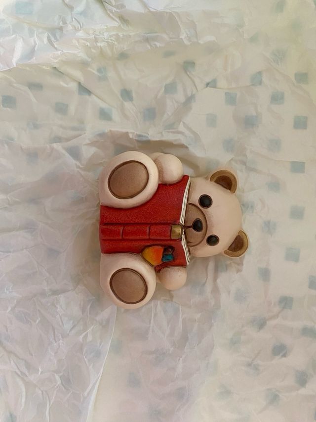 Orsetto Thuno chef con pizza