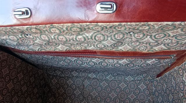 Borsa da viaggio in vera pelle