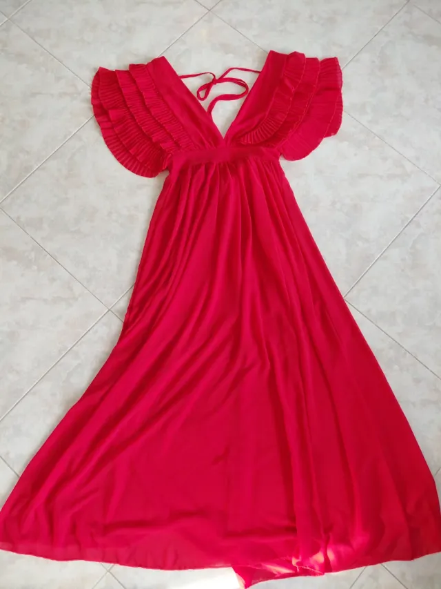 Abito elegante rosso tg M