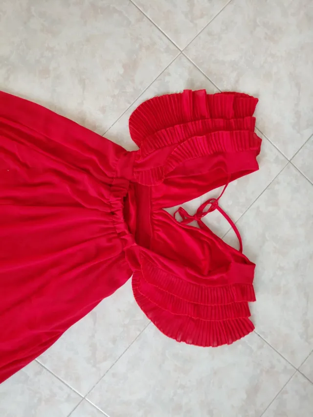 Abito elegante rosso tg M