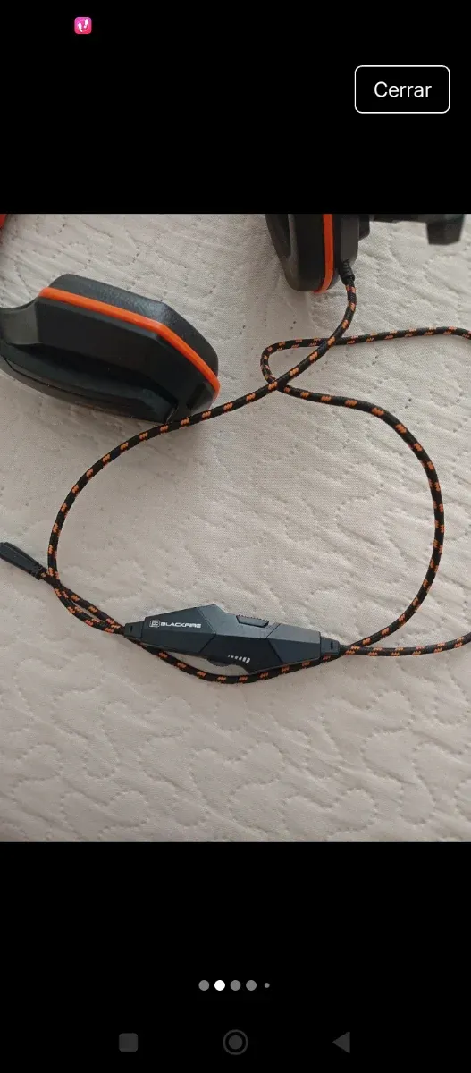 Fones de Ouvido Gamer Blackfire Laranja e Preto BFX-10