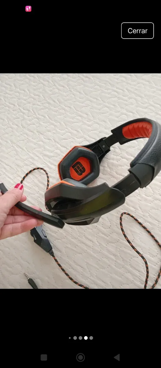 Fones de Ouvido Gamer Blackfire Laranja e Preto BFX-10