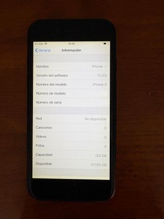 iPhone 6 128 GB Plata