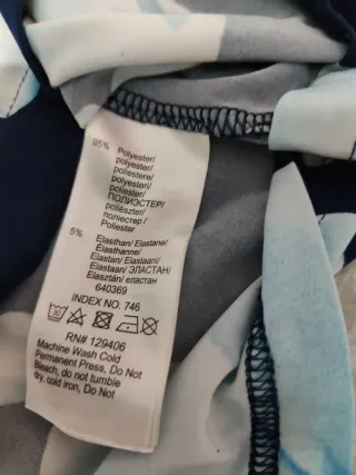 Blusa fría flores y leopardo Talla S-M