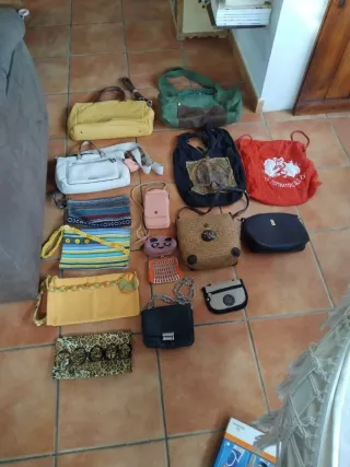 Lote de bolsos y monederos