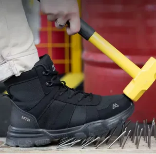 Botas de trabajo negras seguridad