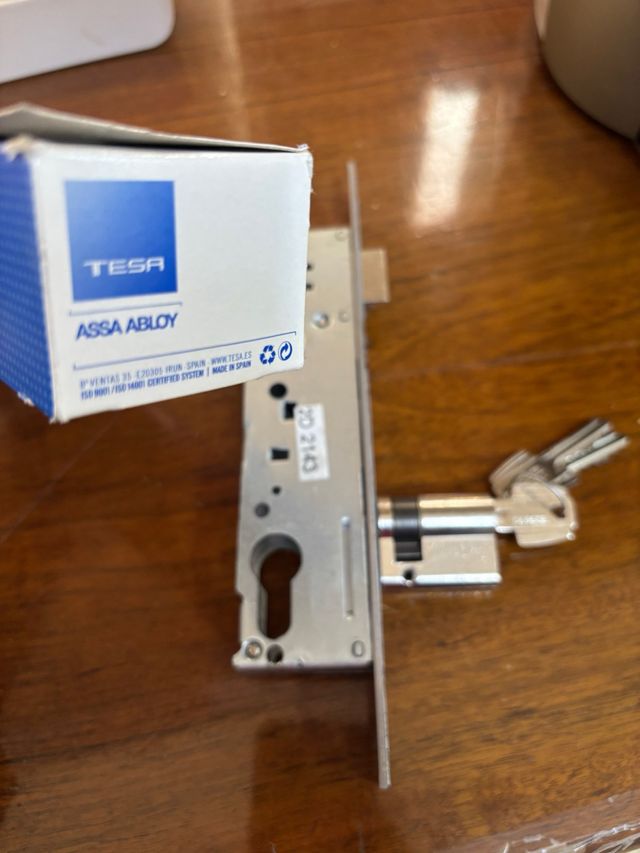 2 Cerraduras TESA ASSA ABLOY + 2 bombínes