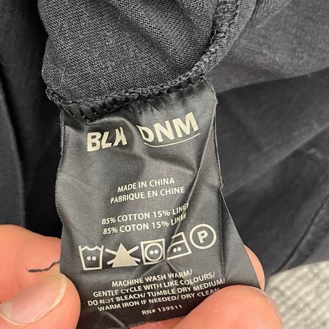 T-Shirt BLK DNM Nera Taglia L