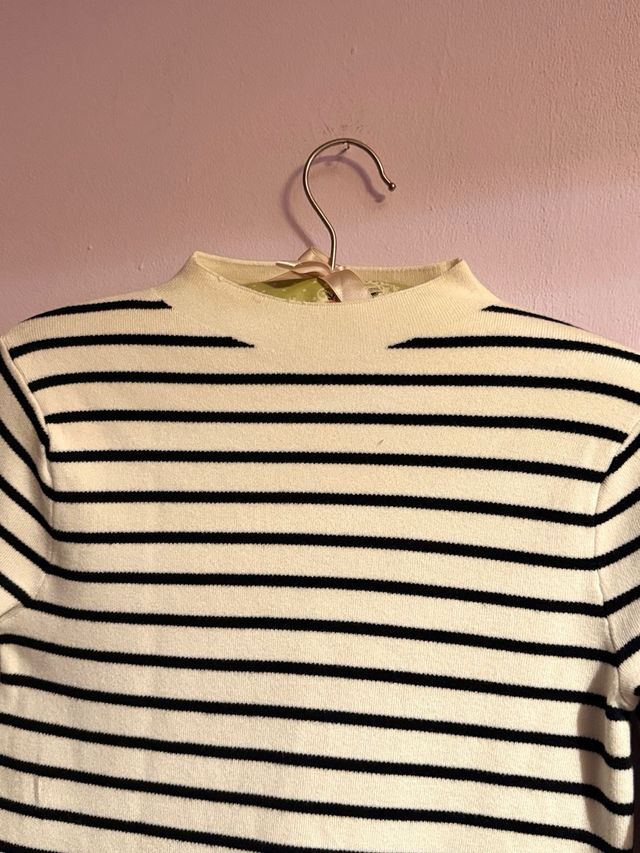 Vestido de punto Mango rayas