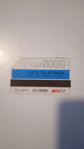 Carta Telefonica SIP Fasce Orarie