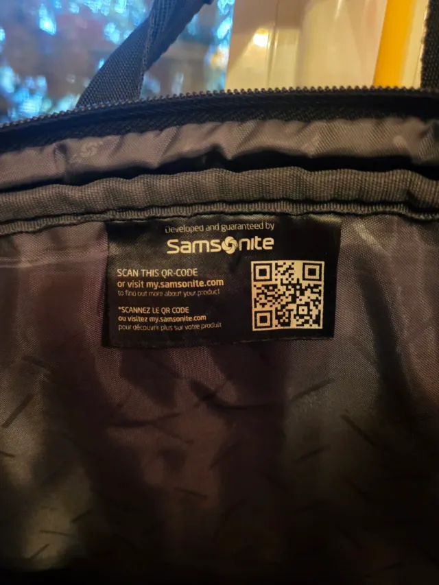 Bolso Samsonite Negro y Maletín