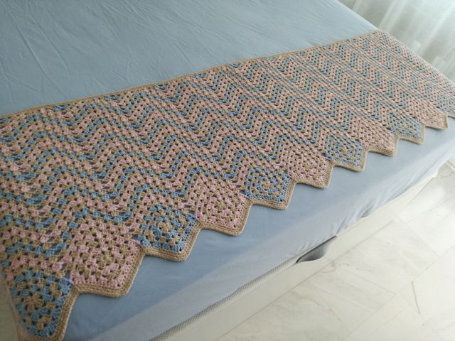Pie de Cama crochet nuevo