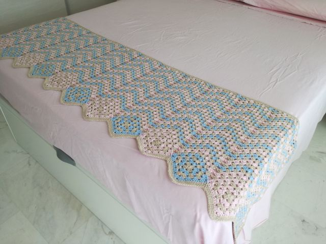 Pie de Cama crochet nuevo