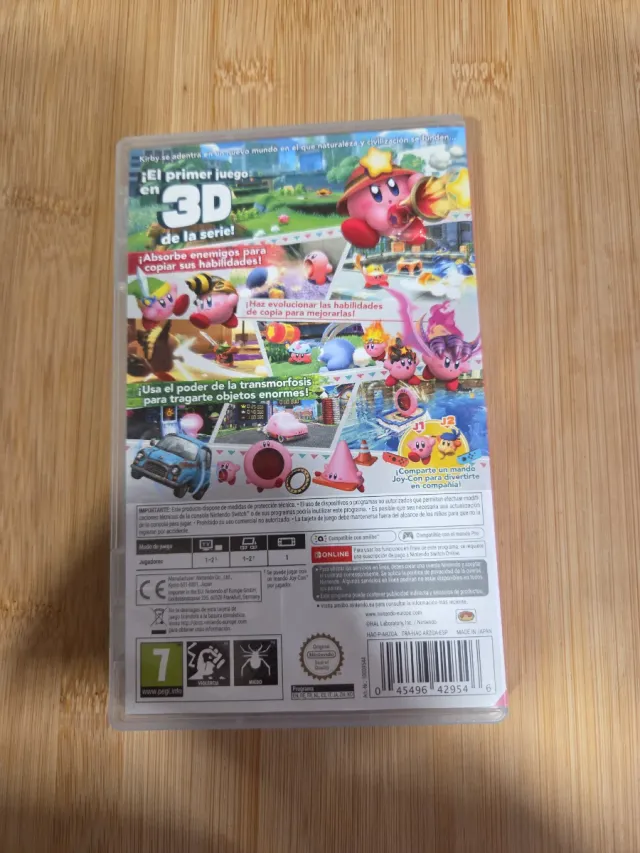 Kirby y la Tierra Olvidada Nintendo Switch