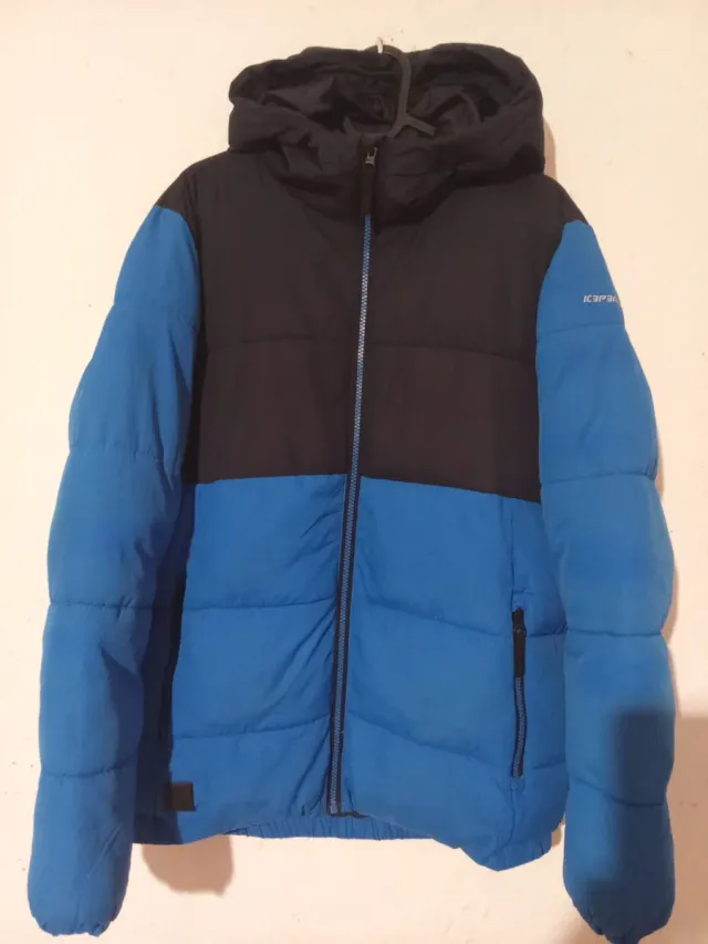 Anorak Icepeak azul y negro