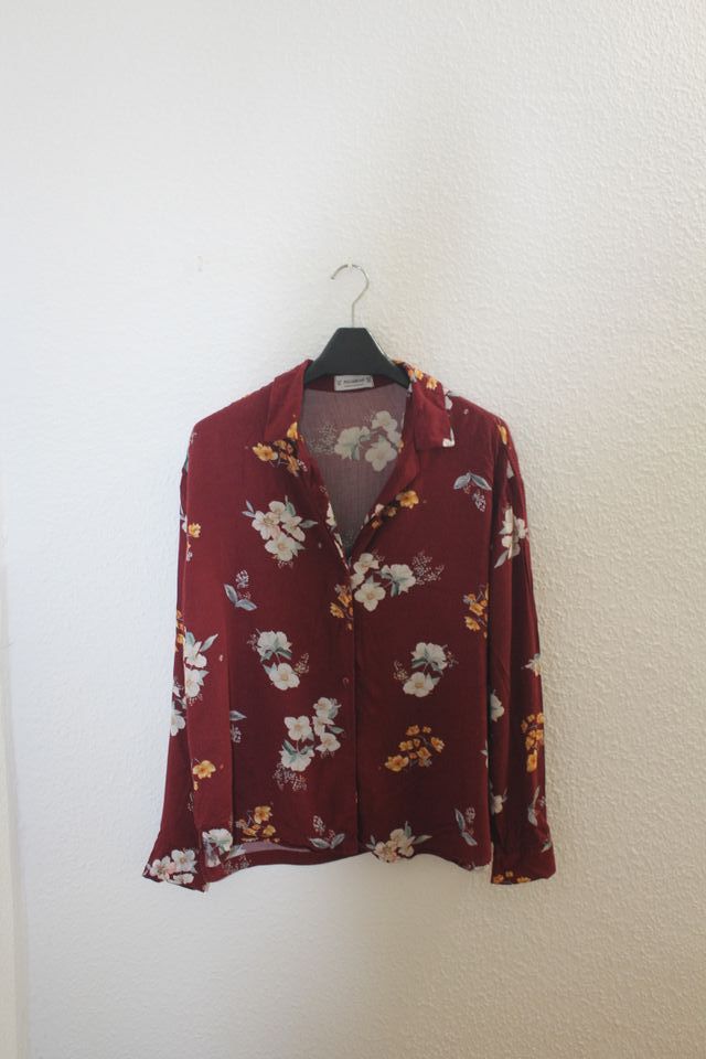 Blusa floral Pull&Bear talla S