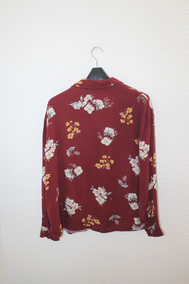 Blusa floral Pull&Bear talla S