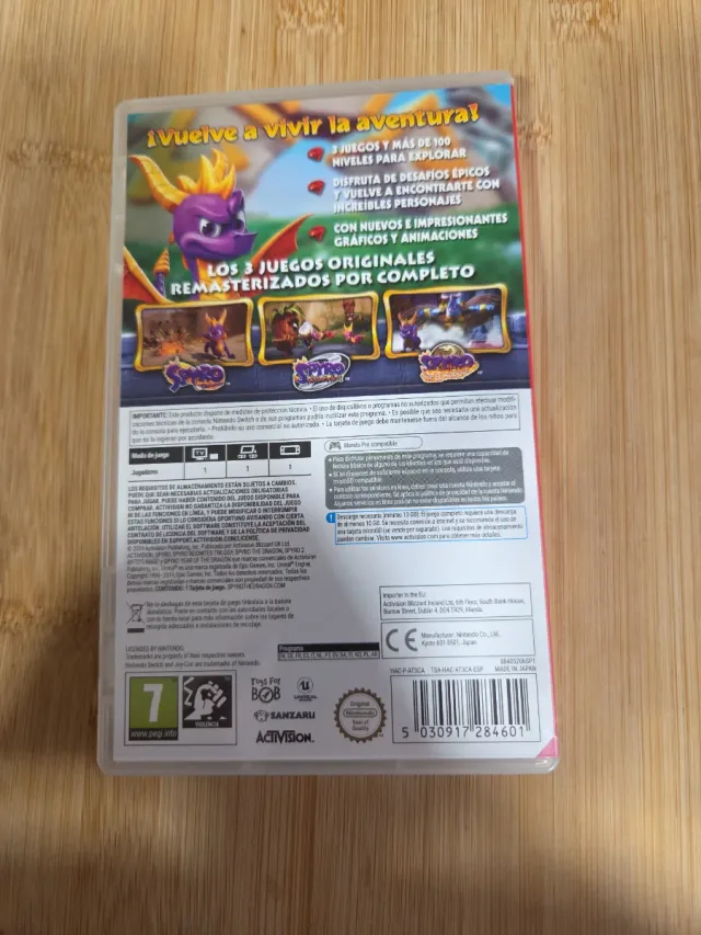 Spyro Reignited Trilogy Nintendo Switch