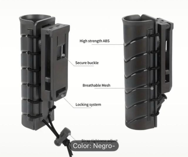 Funda táctica negra para defensa