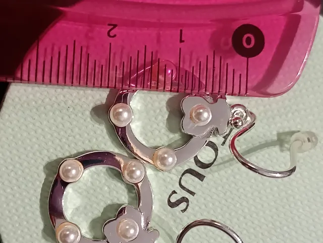 Pendientes Superpower Plata Perlas