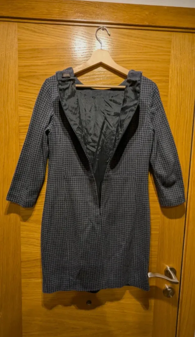 Vestido Peserico pata de gallo