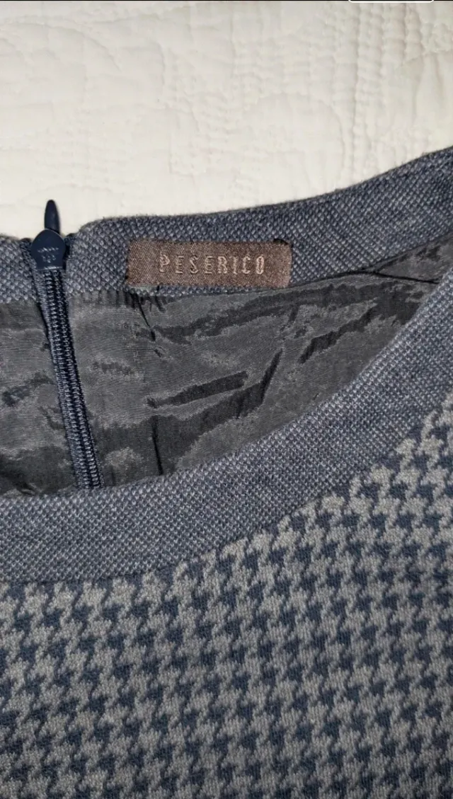 Vestido Peserico pata de gallo