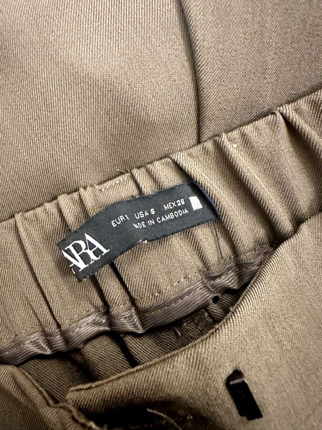 Pantalón Zara balloon pinzas S