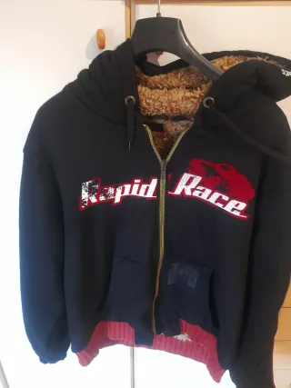 Giubbotto Uomo Zara Nero/Rosso Tg. XXL