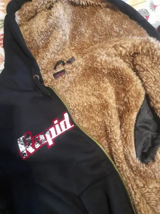 Giubbotto Uomo Zara Nero/Rosso Tg. XXL